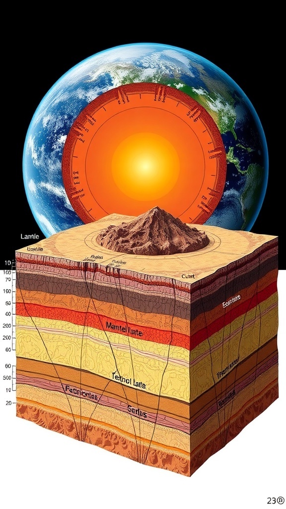 Illustration of the Earth